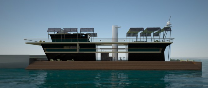 Taiani designed Nemus Dianae yacht concept