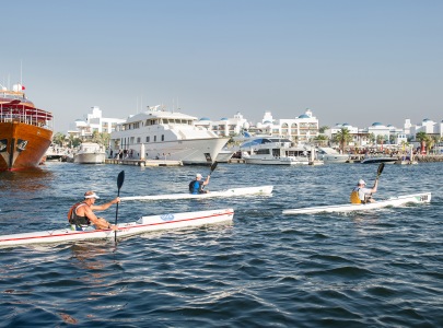 Thrilling Surg Ski Race at the Dubai Creek Thrilling Surg Ski Race at the Dubai Creek