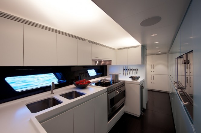 Wally50m yacht Better Place - Galley - Photo Toni Meneguzzo.