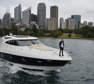 Riviera 5800 Sport Yacht BUOY TOY Appears in the X Factor Grand Final