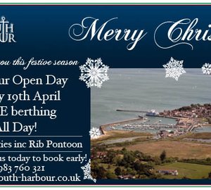 FREE berthing Christmas gift by Yarmouth Harbour