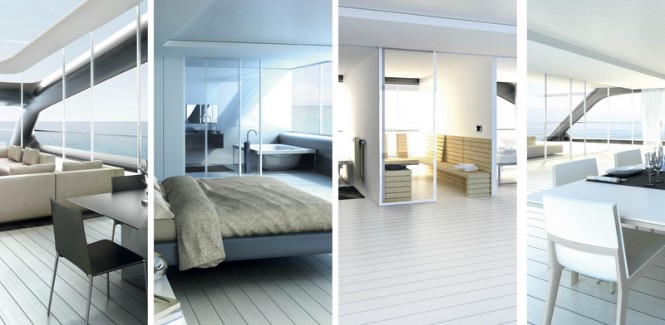 65m motor yacht Jolly Roger concept - Interior