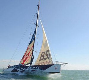 Italian sailing legend Giovanni Soldini at Dennis Conner's North Cove