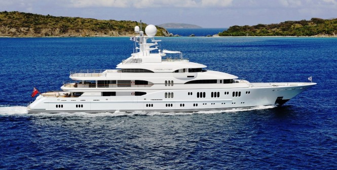 78m luxury charter yacht TV built by Luerssen