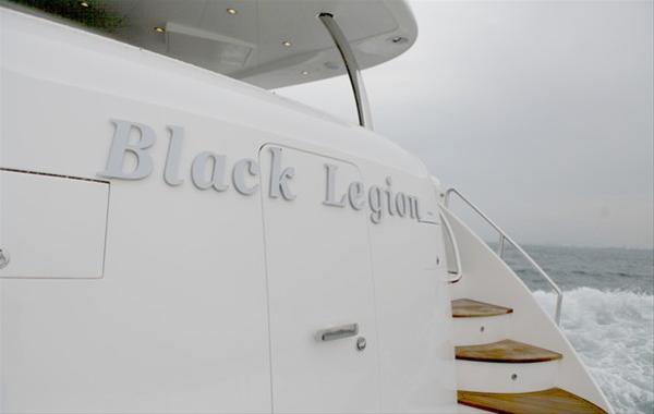 94ft luxury motor yacht Black Legion