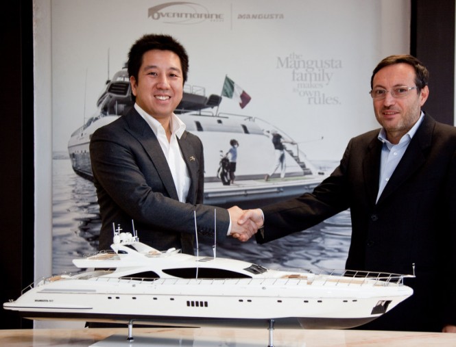 A working agreement between Overmarine Group and Martello Yachting