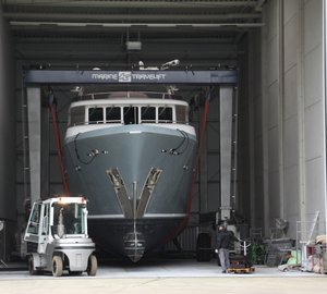 Refit of Bandido 75 yacht and Bandido 90 superyacht at Drettmann Yachts