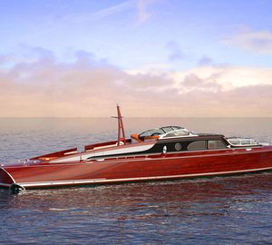 Elite modern-classic luxury mega yacht tender POSH 