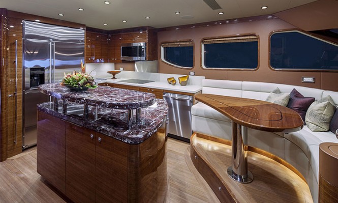 Bravo 88 superyacht - Galley