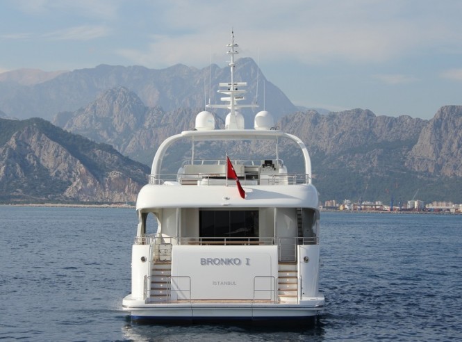 Bronko I superyacht - aft view