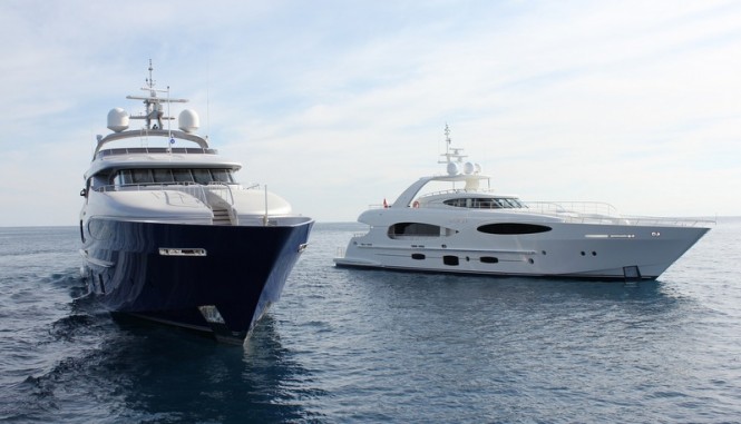 Caprice V superyacht and Bronko I yacht