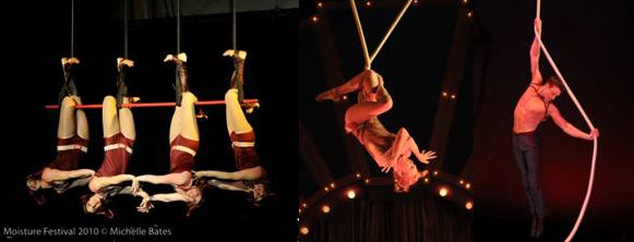 Cirque du Soleil-style entertainment at January Seattle Boat Show
