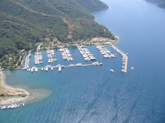 D-Marin Gocek superyacht marina situated in a popular Mediterranean yacht charter destination - Turkey