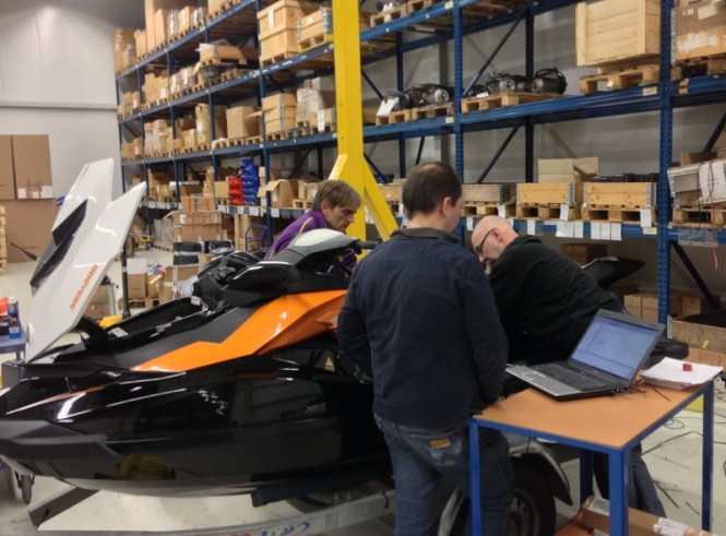 Electric Seadoo GTElectric Waverunner for 80m Feadship megayacht at Bellmarine