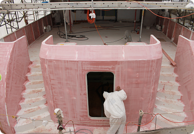 Feadship superyacht Mysorah (ex Major Wager) - Aft deck fairing