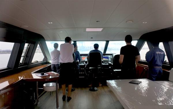 First sea trial for Horizon yacht Black Legion