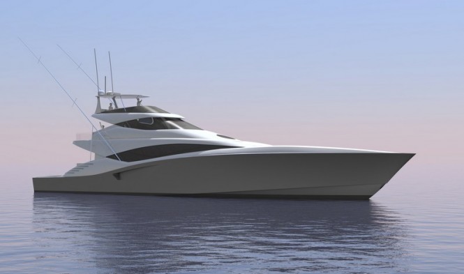 Latest 335 Sportfish superyacht concept by Bakewell-White Yacht Design 