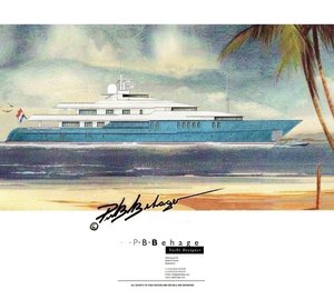 New 62m motor yacht PHILANDER concept by P.B. Behage