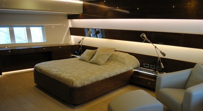Luxurious cabins aboard Music yacht