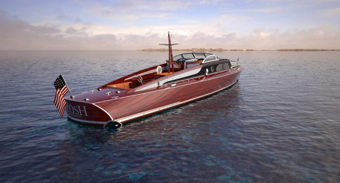 Luxurious mega yacht tender POSH