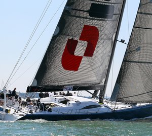 IMA Transatlantic Race Winner charter yacht LEOPARD 3 with new interior by Design Unlimited