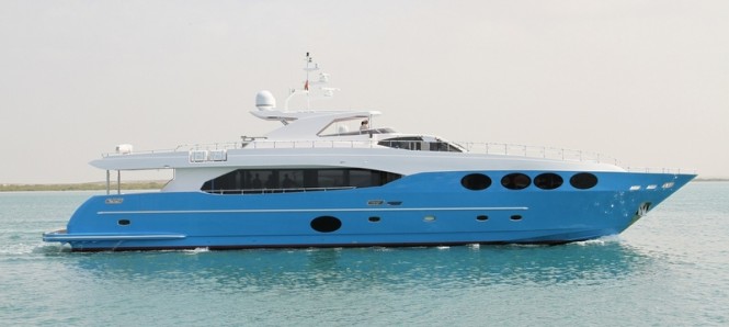 Luxury yacht Majesty 105 by Gulf Craft - the biggest yacht sold at the 2012 CXIBS