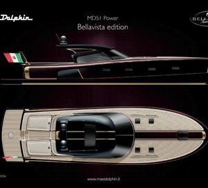 Special edition of the Maxi Dolphin's MD51 Power: BELLAVISTA yacht tender