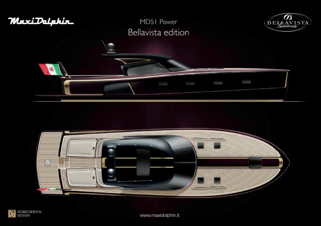 Maxi Dolphin's MD51 Power BELLAVISTA yacht tender