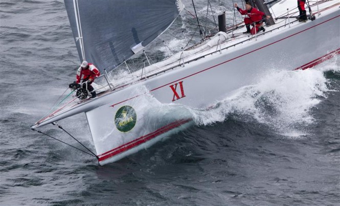 Maxi yacht Wild Oats Xi after the start - Photo credit Rolex Daniel Forster Maxi yacht Wild Oats Xi after the start - Photo credit Rolex Daniel Forster