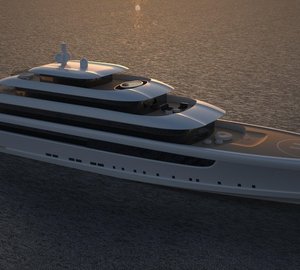 Latest 92m motor yacht SPIRIT concept designed by Van Geest