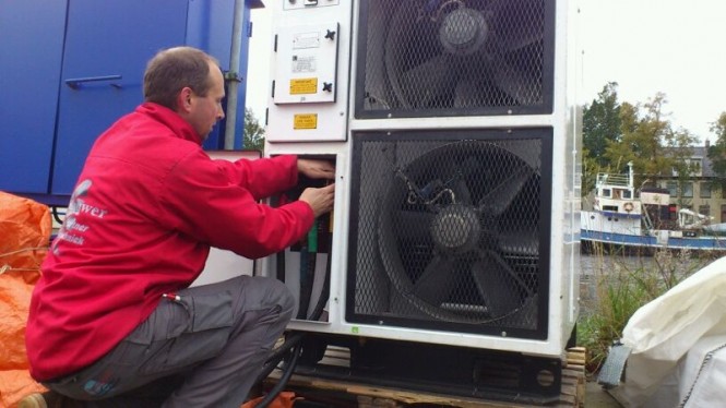 Piet Brouwer Electrotechnology working on the electrical systems Piet Brouwer Electrotechnology working on the electrical systems