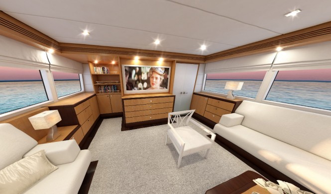 Salon of the 26m motor yacht Continental III by Wim van der Valk Salon of the 26m motor yacht Continental III by Wim van der Valk
