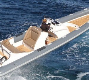 Scorpion Serket 88 yacht tender - chase boat to the Benetti Classic 120' charter yacht Giorgia