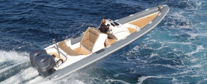 Scorpion Serket 88 yacht tender - chase boat to the 120ft Benetti charter yacht Giorgia