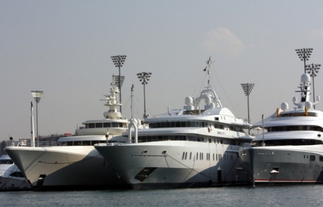 Superyachts at Yas Marina