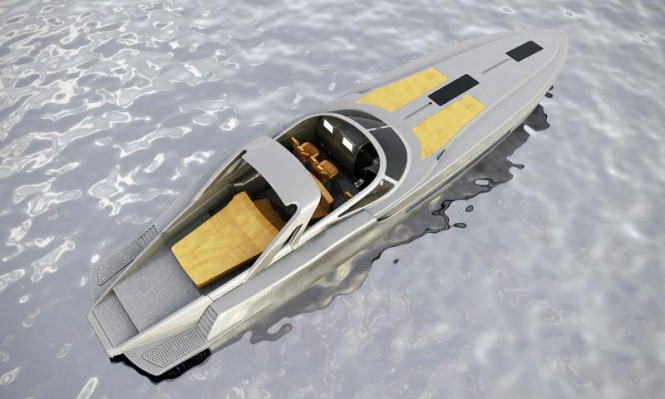 TNT 51 Magnum yacht tender - view from above