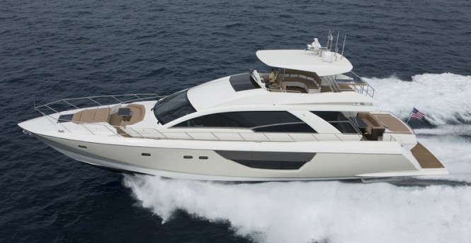 The brand new Alpha Express 76 Flybridge yacht by Cheoy Lee