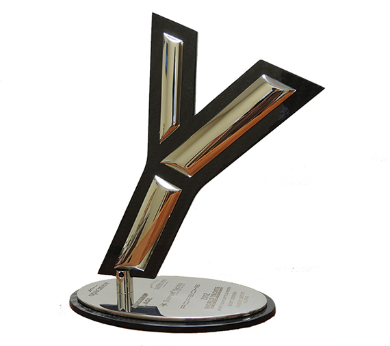 The prominent World Yacht Trophy