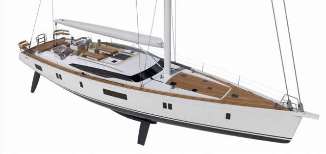 Tony Castro designed sailing yacht Gunfleet 74