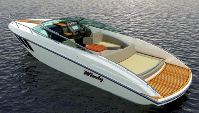 Windy 29 Coho yacht tender