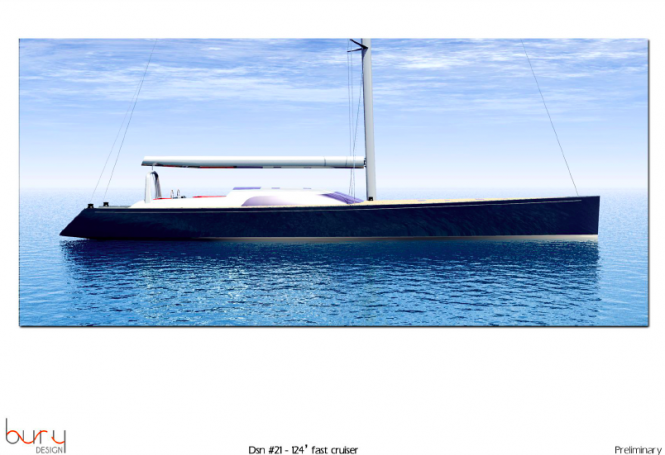 124ft Ocean Cruiser luxury yacht by Bury Design