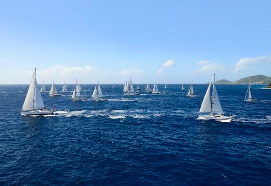 27 Oyster yachts participating in the Oyster World Rally 2013 