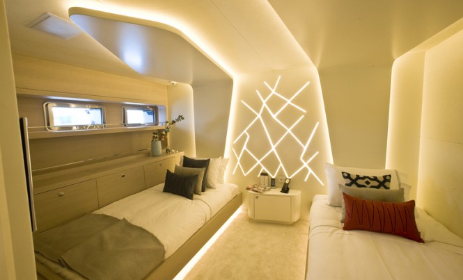 46 m Yacht 60 Years - Guest Cabin