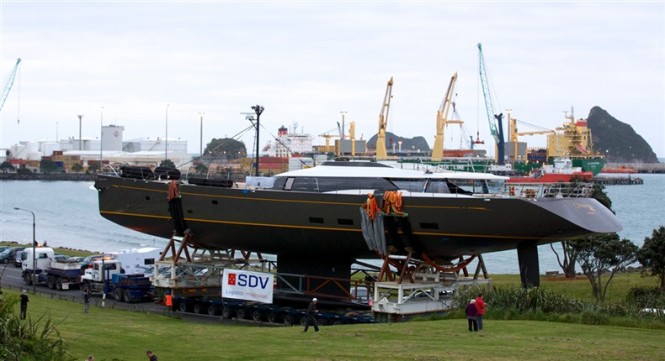50 m Fitzroy Yacht Ohana at launch