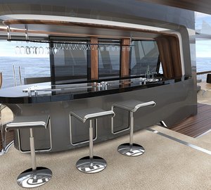 Highly innovative 50 m yacht conversion project by Matthew Wilkinson and Kyle Foster