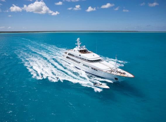 62 m Feadship motor yacht FAITH refitted by Composite Works