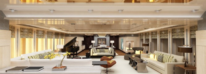 72 m megayacht Vicky - Salon