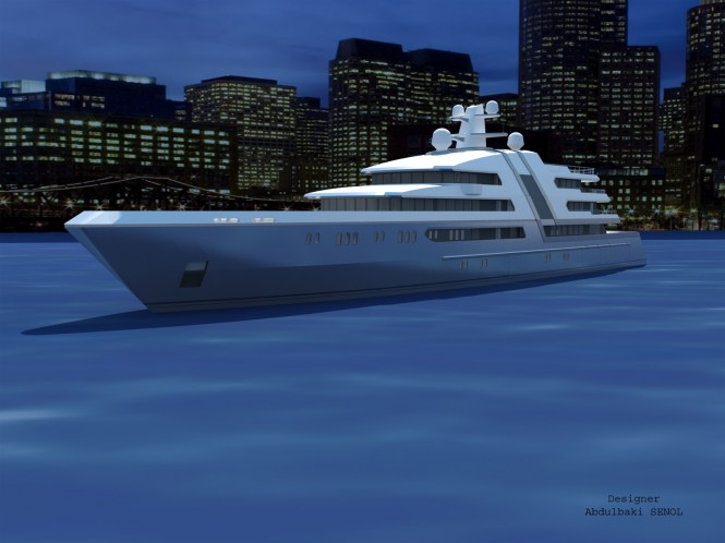 85 m Senol luxury motor yacht design