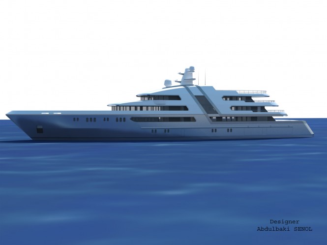 85 m Senol mega yacht design