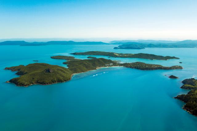 Aerial view of Hamilton Island Aerial view of Hamilton Island